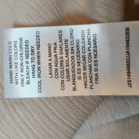 NWT JOSEPH A CREAM CROCHETED LONG SLEEVE PULLOVER BOHO BLOUSE - Picture 14 of 16